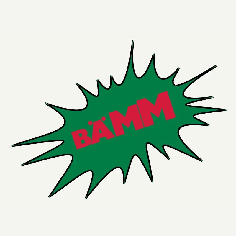 Baam, bulle, dessin animé, bande dessinée bulle de