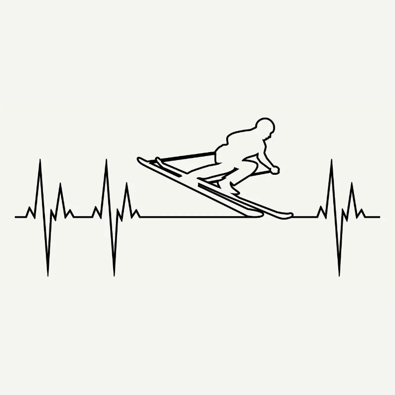 Alpine Skiing Grand Slalom Electrocardiogram ECG Ski