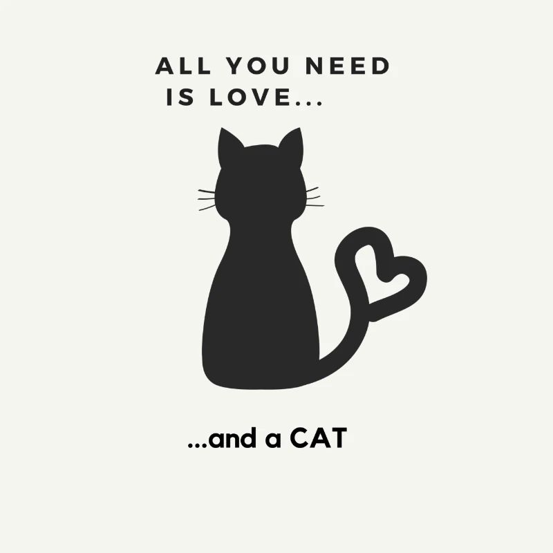 Süßes Katzen Design