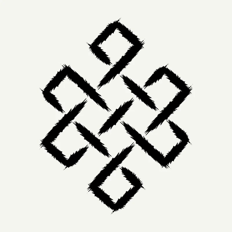 Infinity Knot Buddhism Happiness