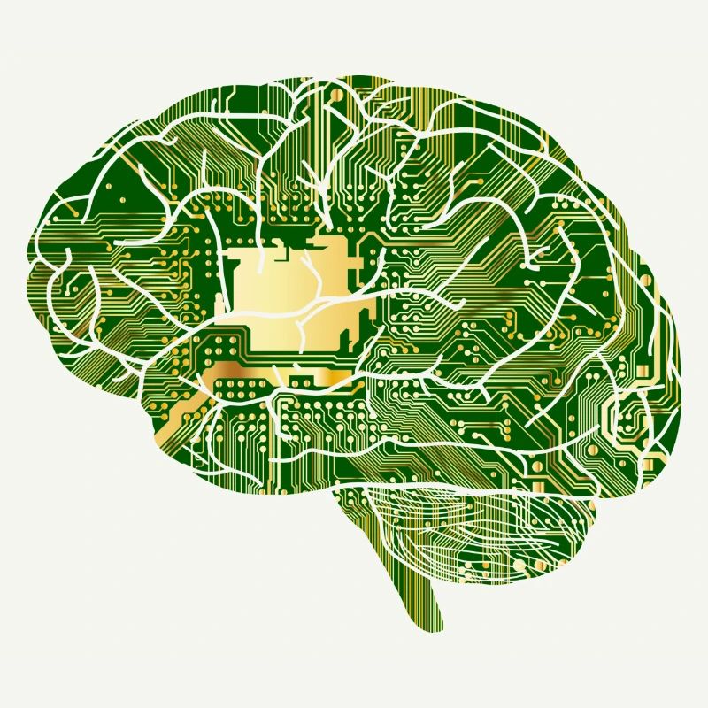 Brain Computer Chip Chip Computer