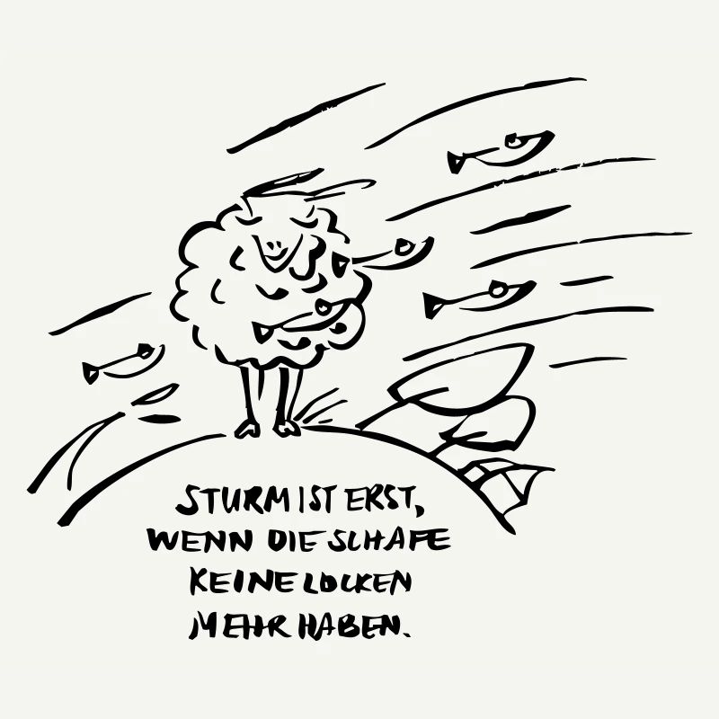 Sturm ist... einfarbig