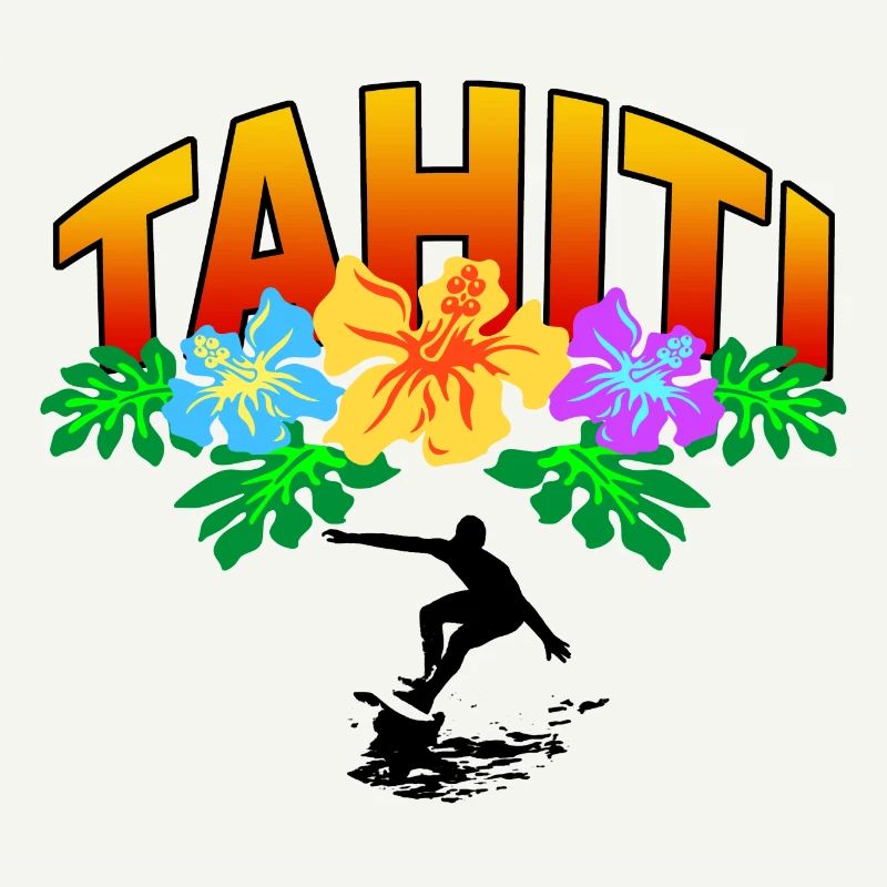tahiti surfing