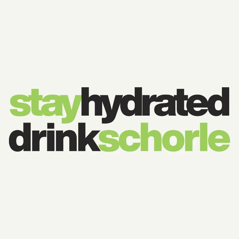 Restez hydraté - buvez du spritzer