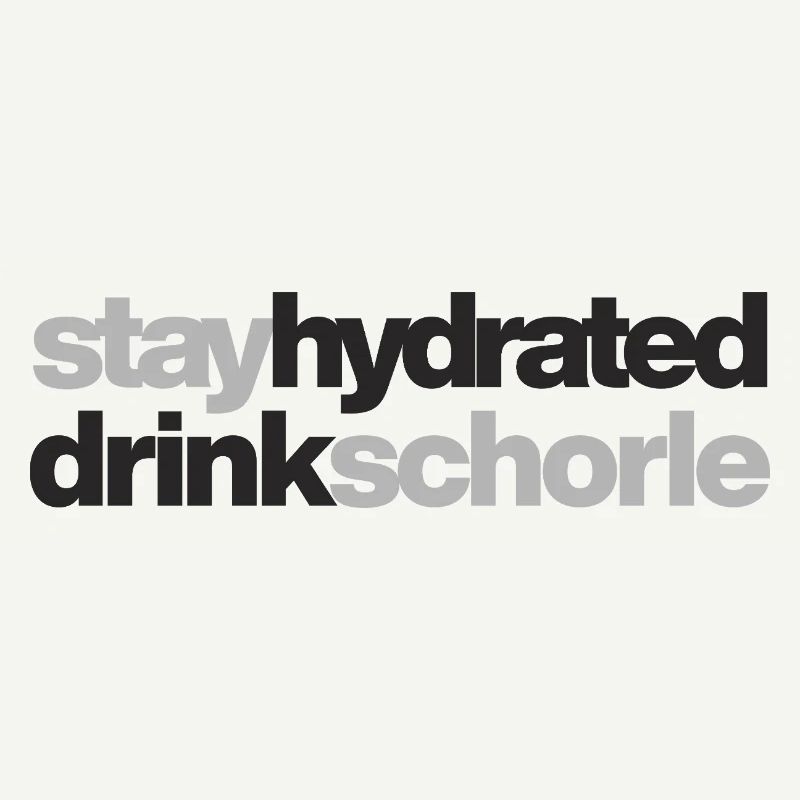 Restez hydraté - buvez du spritzer