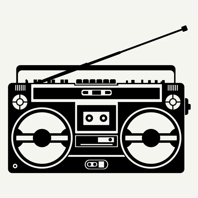 Ghetto Blaster Rétro