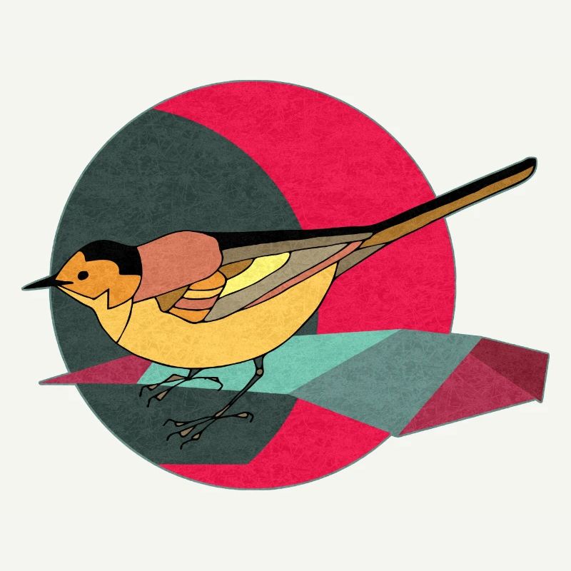 Bunter Vogel