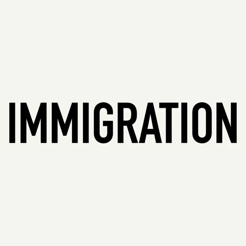 Déclaration de typographie de l’immigration