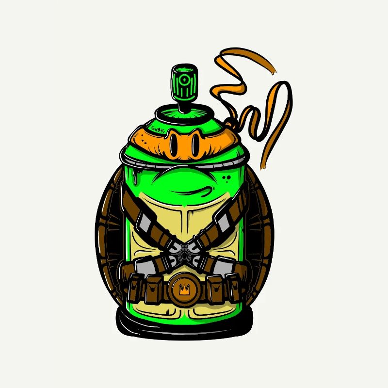 Tenue Grenade à pulvérisation vert fluo