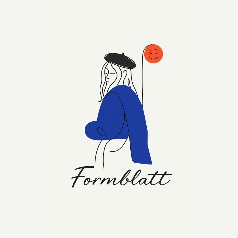 Forme Silhouette Bleu