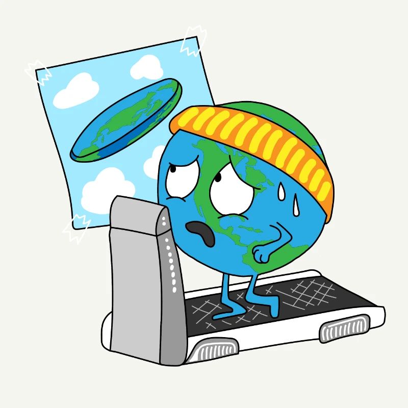 runde Erde Scheibe Erdscheibe Erdkugel Planet
