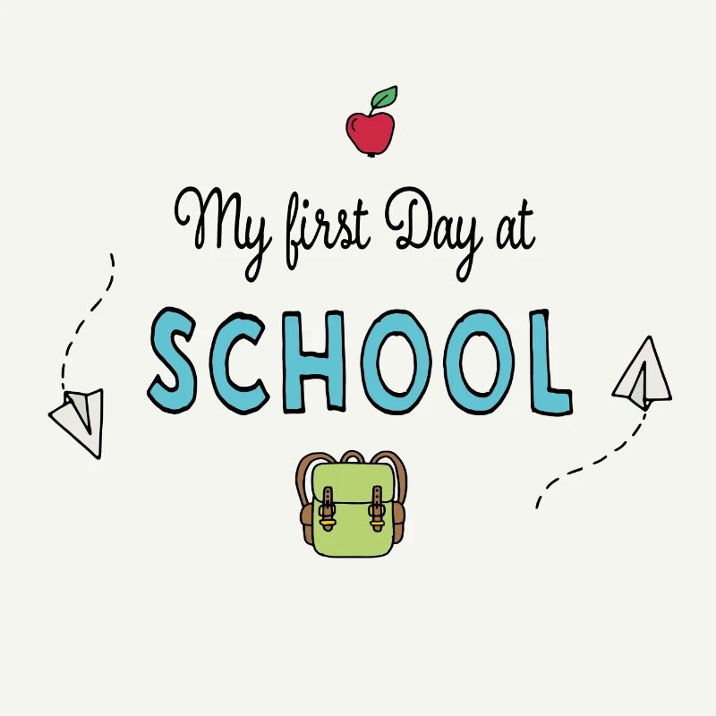 Mon premier jour à l'école