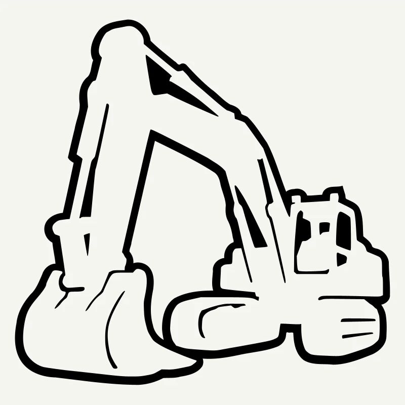 Bagger / Kettenbagger / excavator 5 - invers