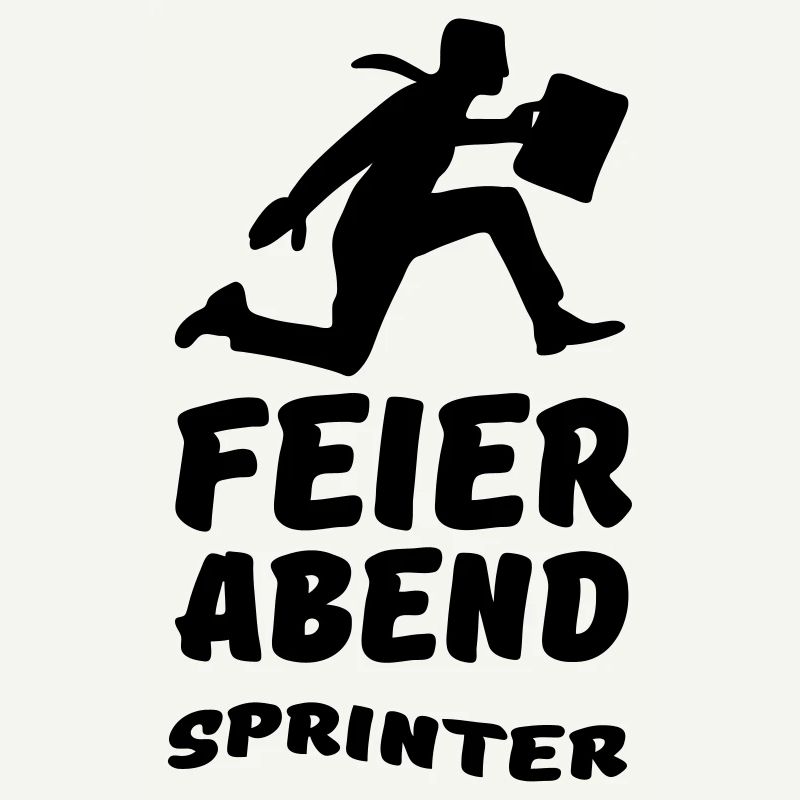 Feierabend Sprinter Geschenk Arbeit Büro