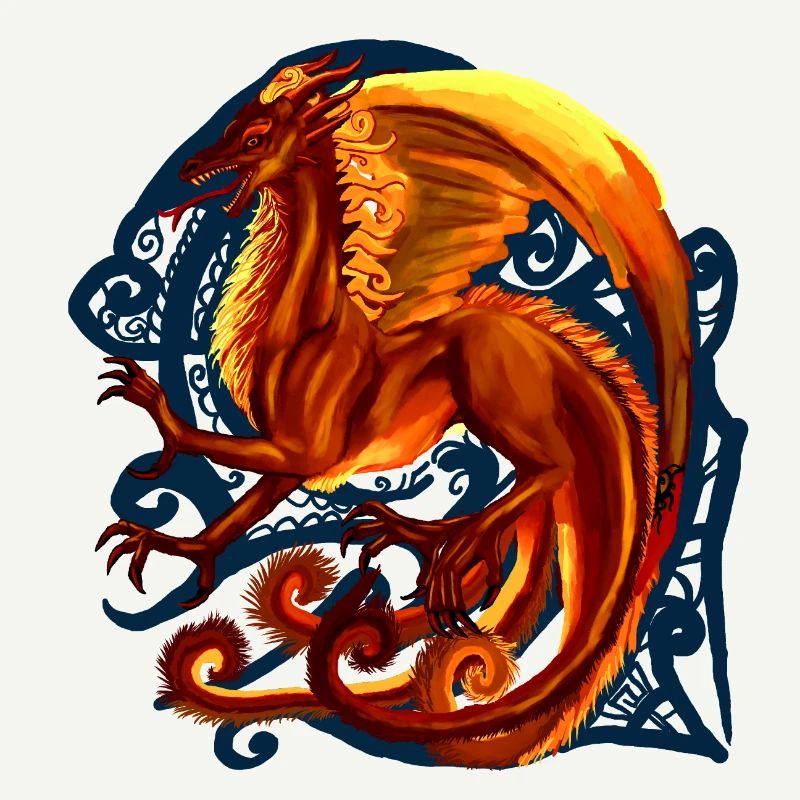 roter Drache