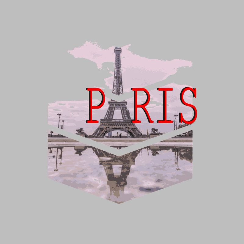 Paris Skyline Eiffelturm Silhouette