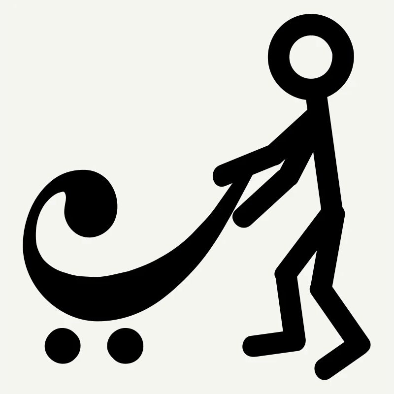Joueur de basse avec un nouveau bébé