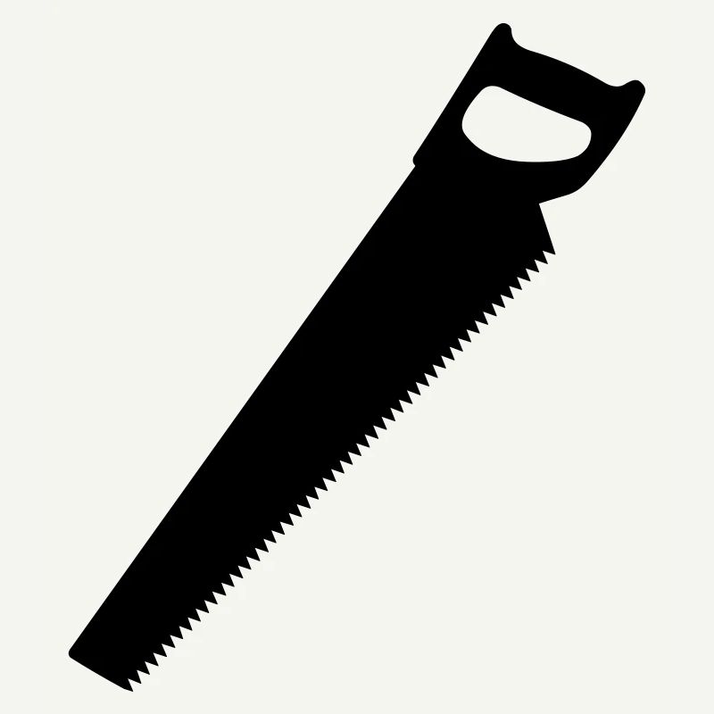 Säge für Tischler oder Holzarbeiter Logo