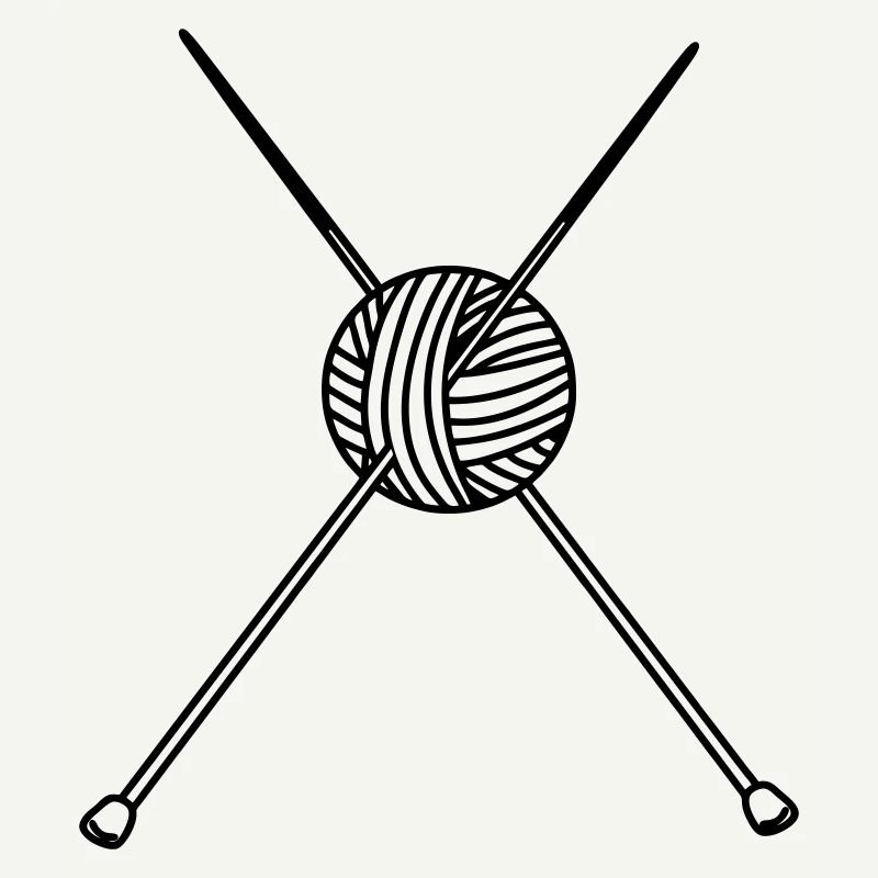 Knitting knitting needles with bun wool Handicrafts