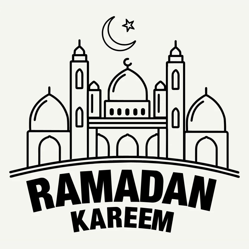 Ramadan Kareem mosque
