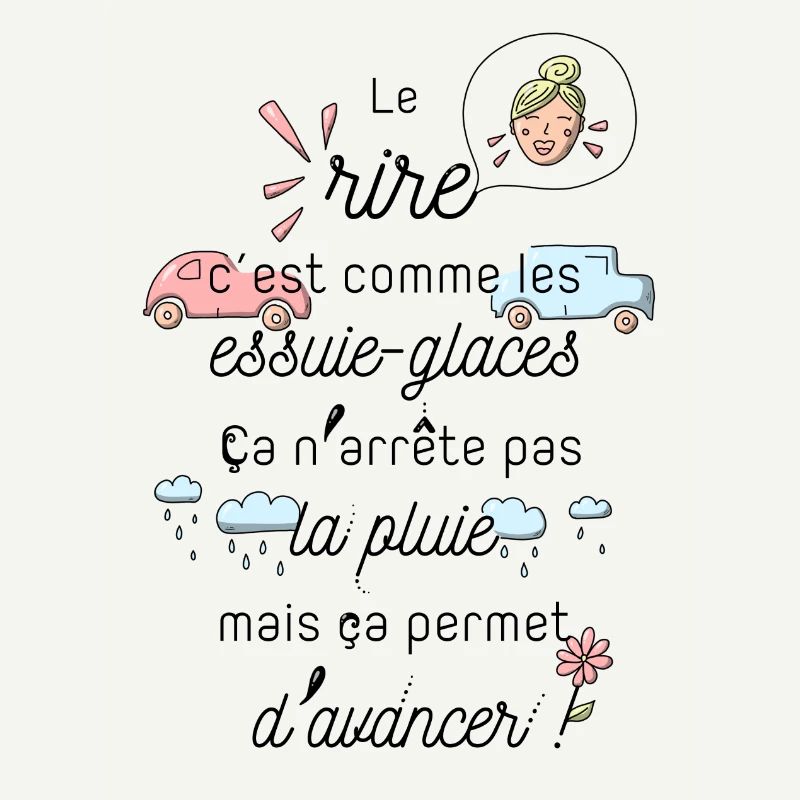 Le rire c'est comme les essuie-glaces