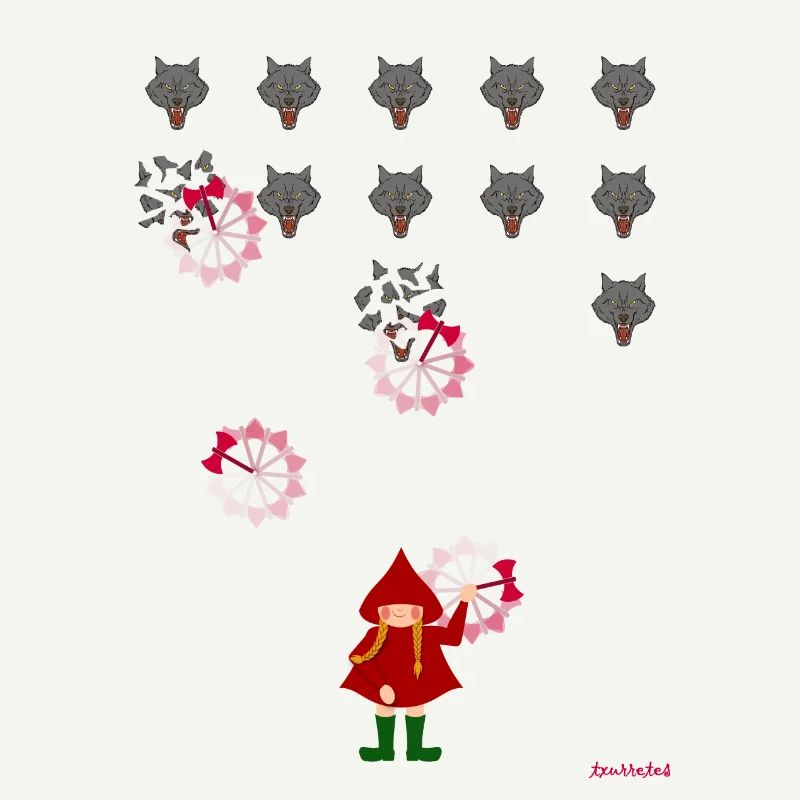 Le Petit Chaperon Rouge joue