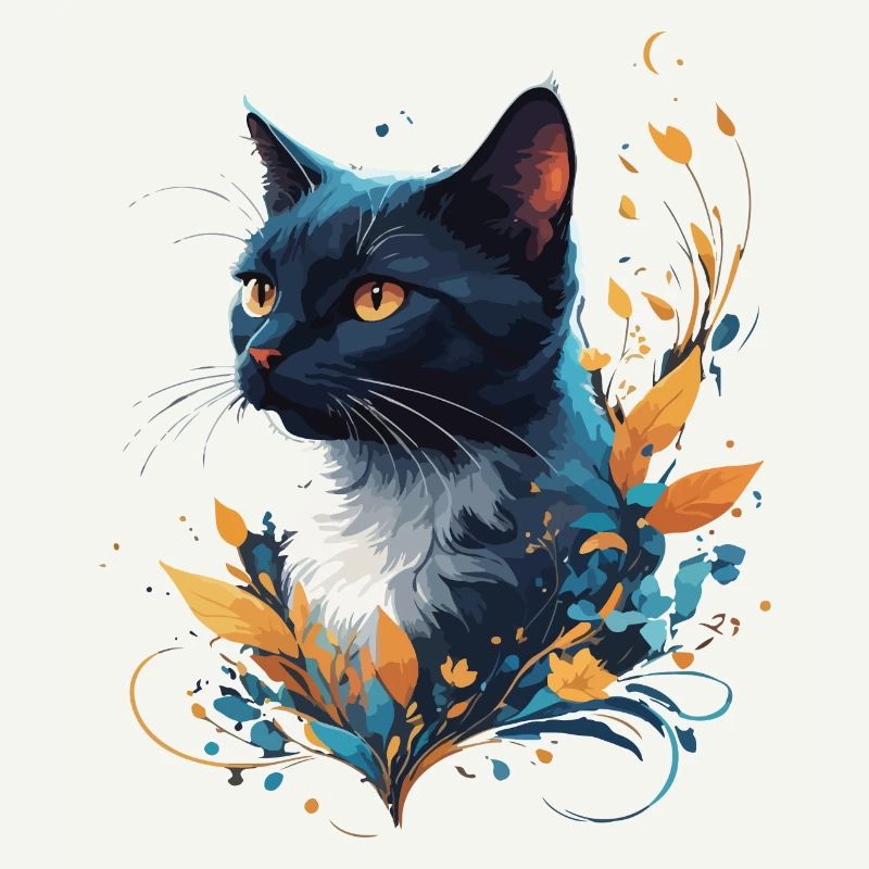 Bunte Katze