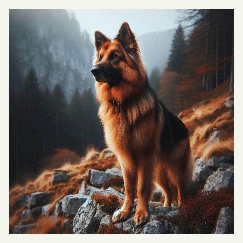 German Shepherd Art