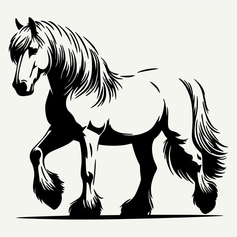 Haflinger de cheval