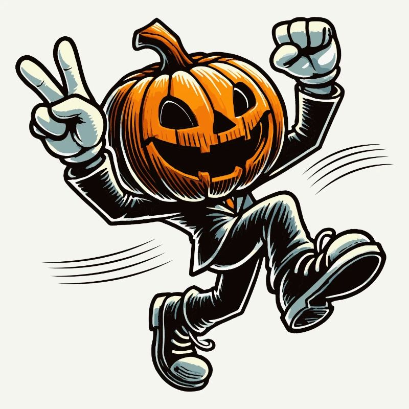 Dancing Pumpkin - Halloween Fun in Style