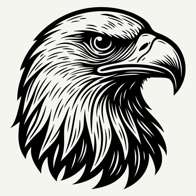 Aigle Tête d’aigle majestueuse