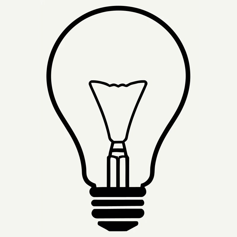 Conception d’ampoule créative lumineuse