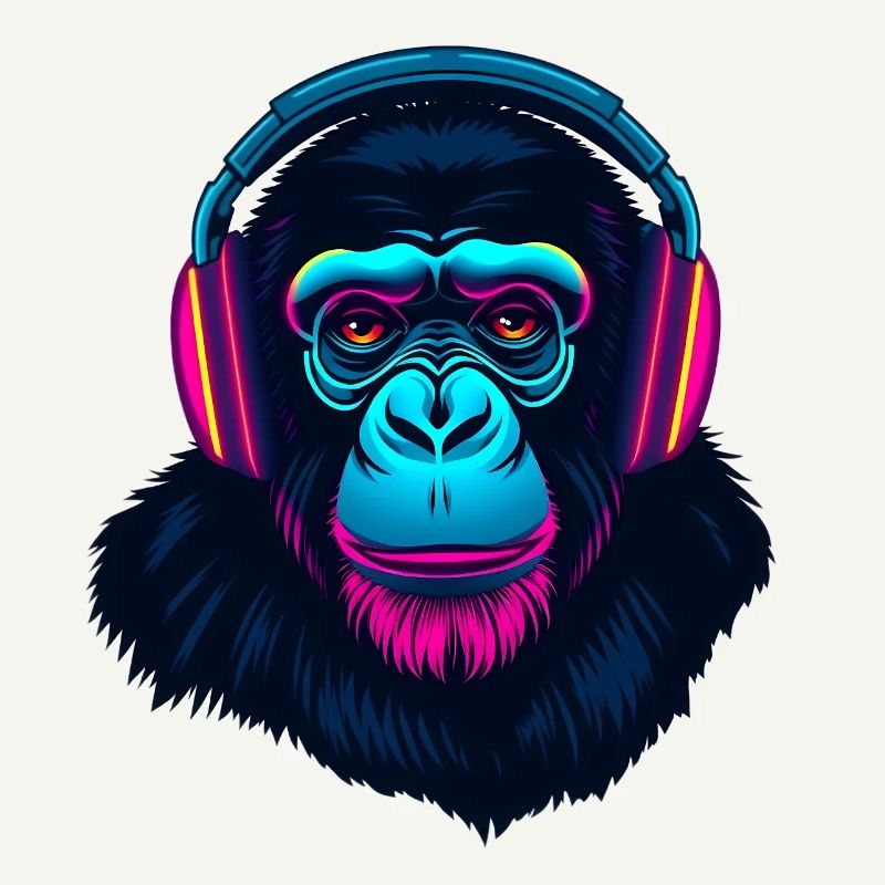 Monkey en tant que DJ
