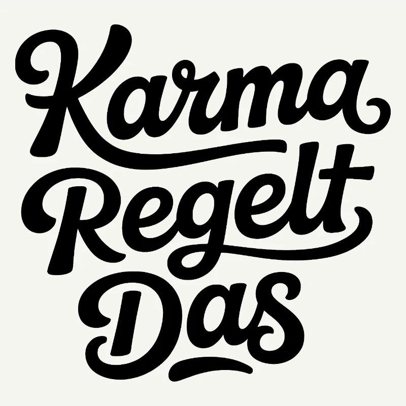 Le karma régule cela