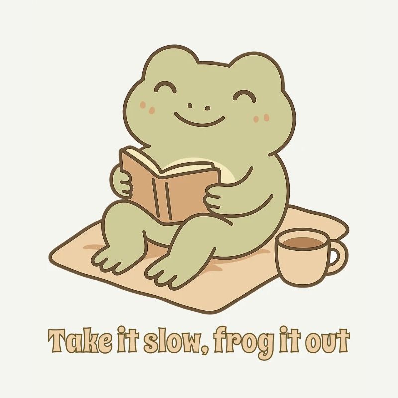 Reading Frog – Take it slow Design