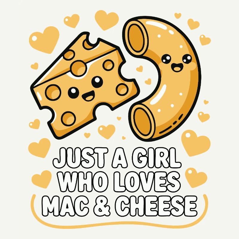 Mac & Cheese Lover - Kawaii Design