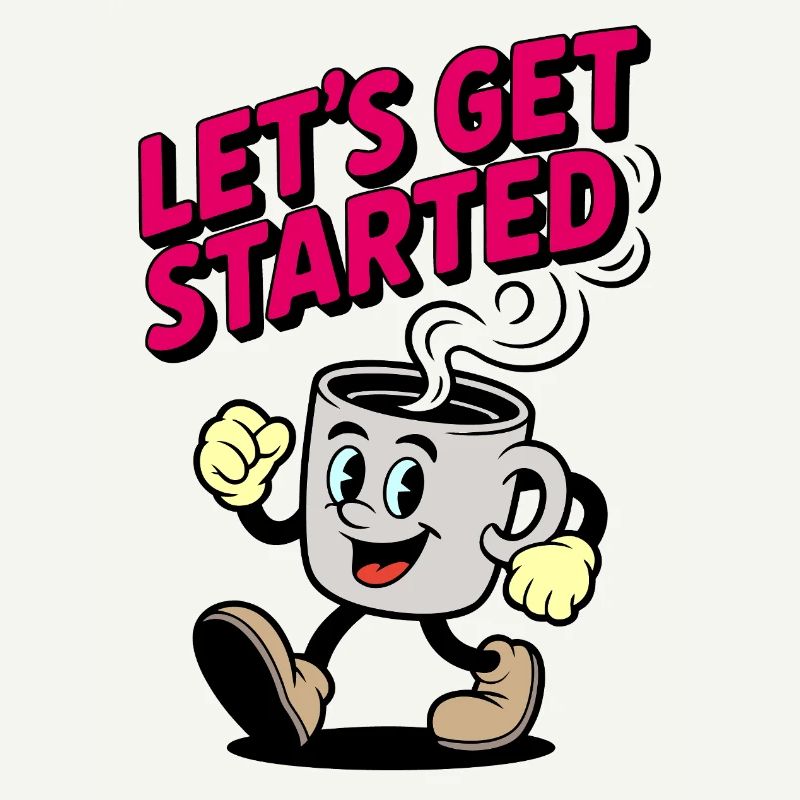 Kaffee Kickstart Motiv