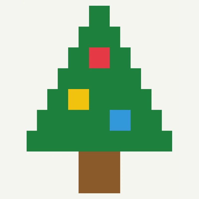 Pixel Fir – Look pull de Noël moche