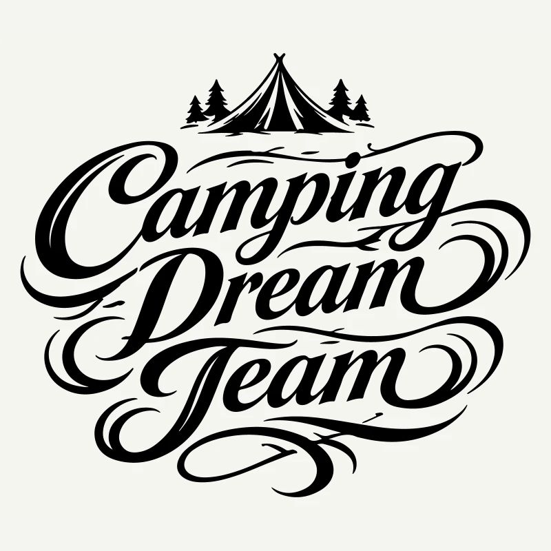 Équipe de rêve du camping