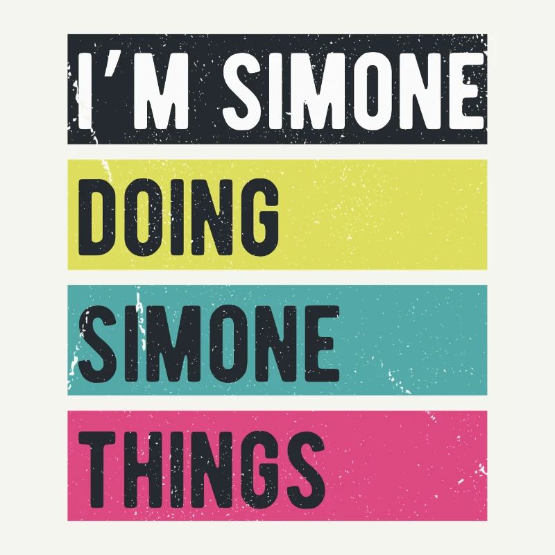 I’m Simone Doing Simone Things Retro Colors