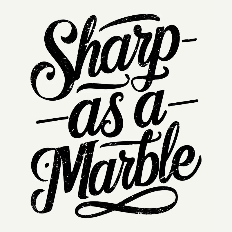 Sharp as a Marble