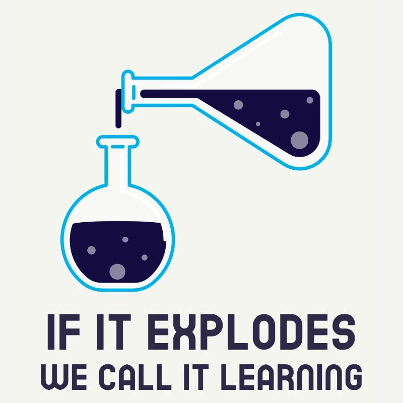 If it explodes we call it learning chemistry tutor