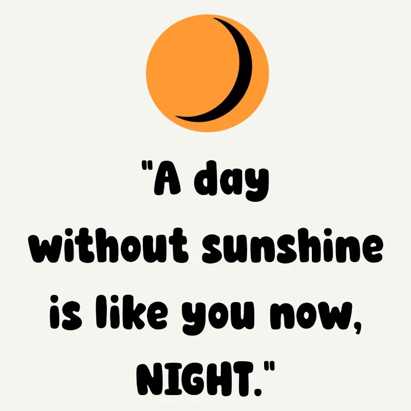 Orange Moon Silhouette