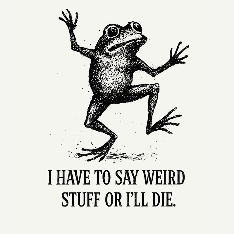 Frosch Spruch Meme Humor Lustig Geschenkidee
