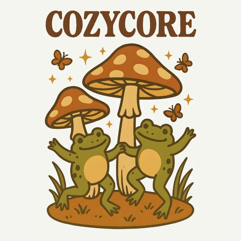 Cozycore Frogs & Mushrooms | Cottagecore