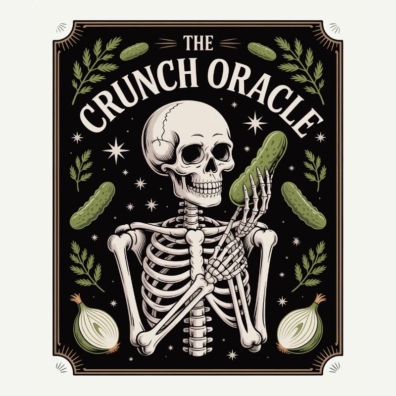 Le croquant Oracle Squelette Et Concombres Humour