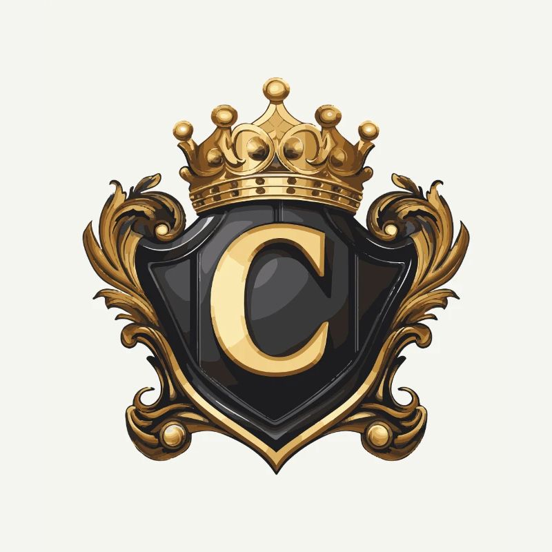 C Buchstabe Name Krone