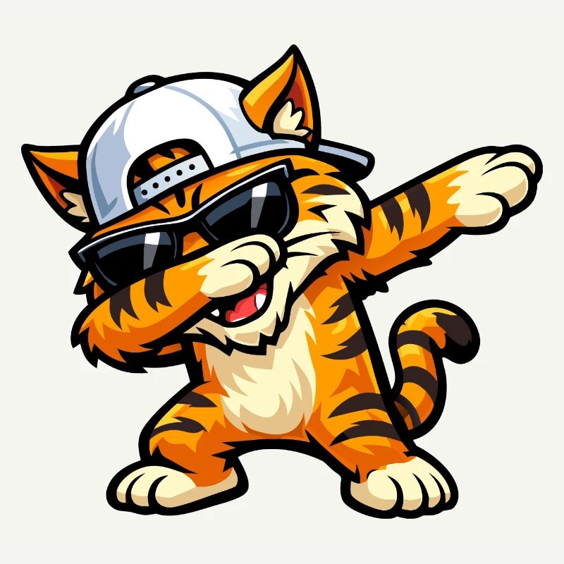 Dabbing Wildcat