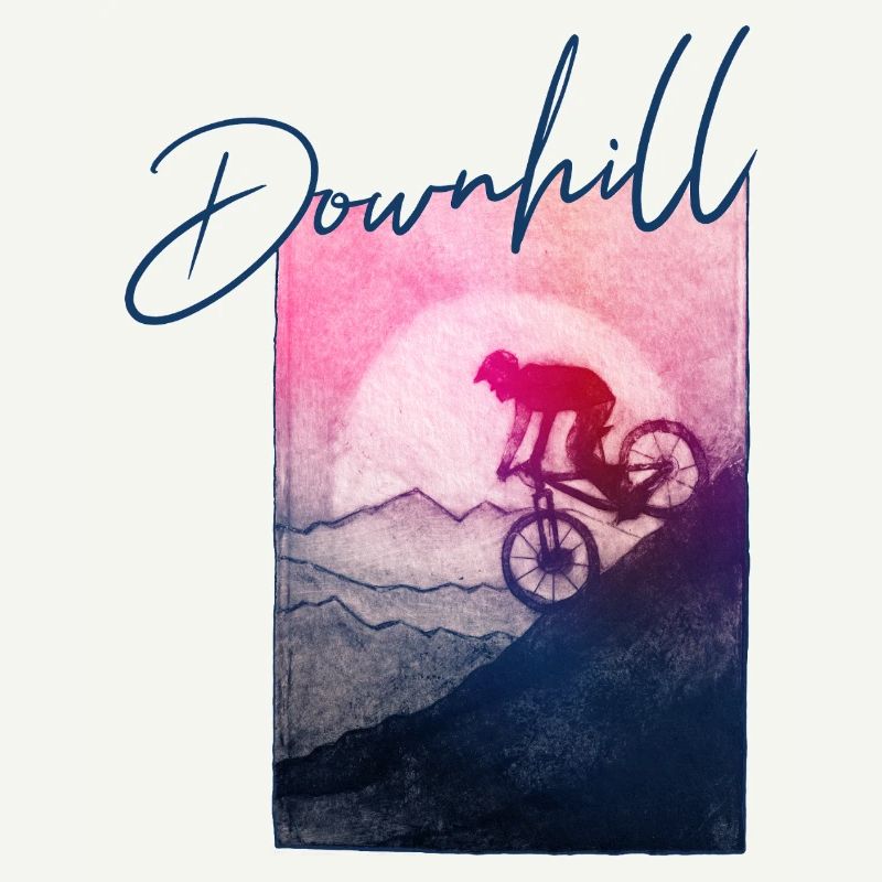 Downhill MTB - Modèle d’impression sculpté à la main