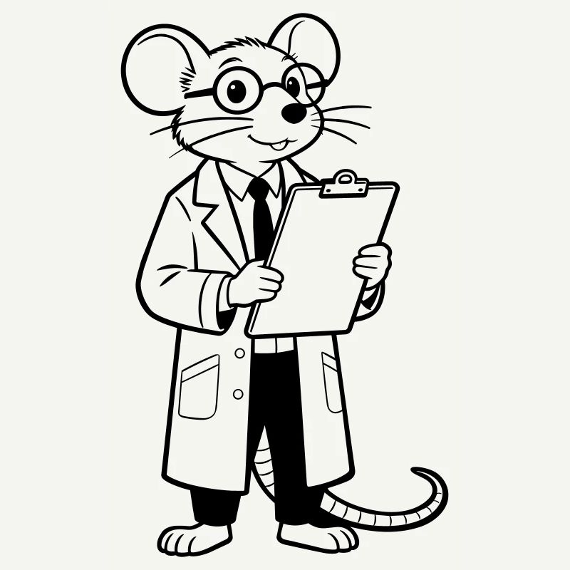 scientist mouse